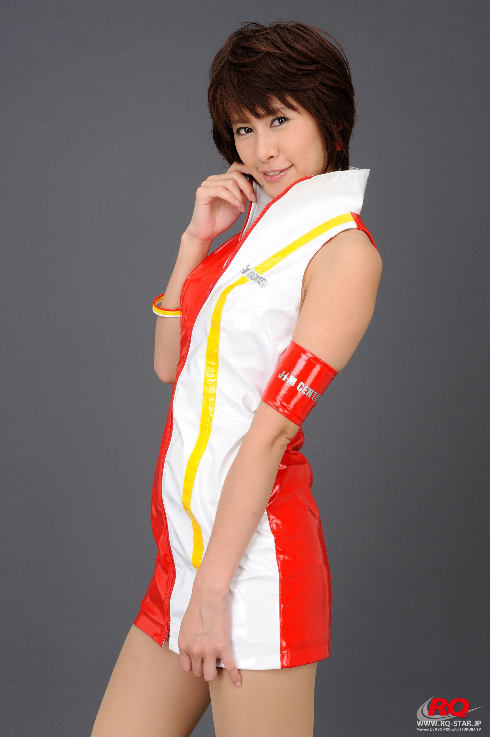 [RQ-STAR] NO.00088 Akiko Fujihara 藤原明子 Race Queen – 2008 Jim Gainer  写真集37