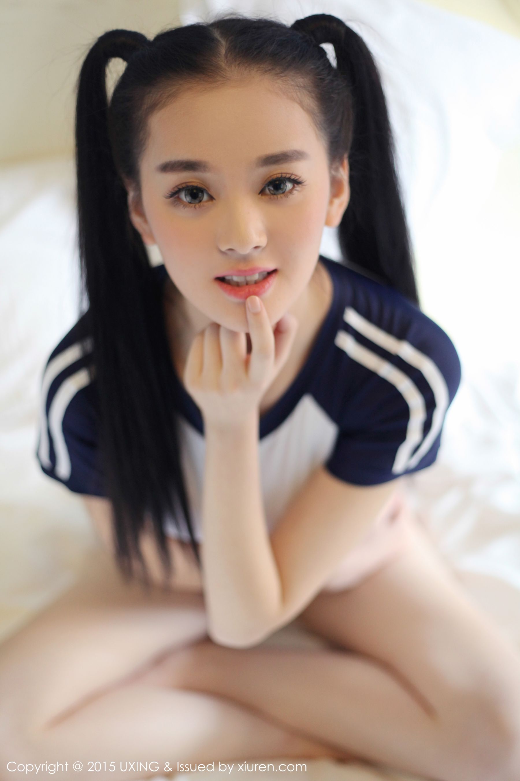 温馨baby - 极品美少女校服系列 [UXING优星馆] Vol.027 写真集42