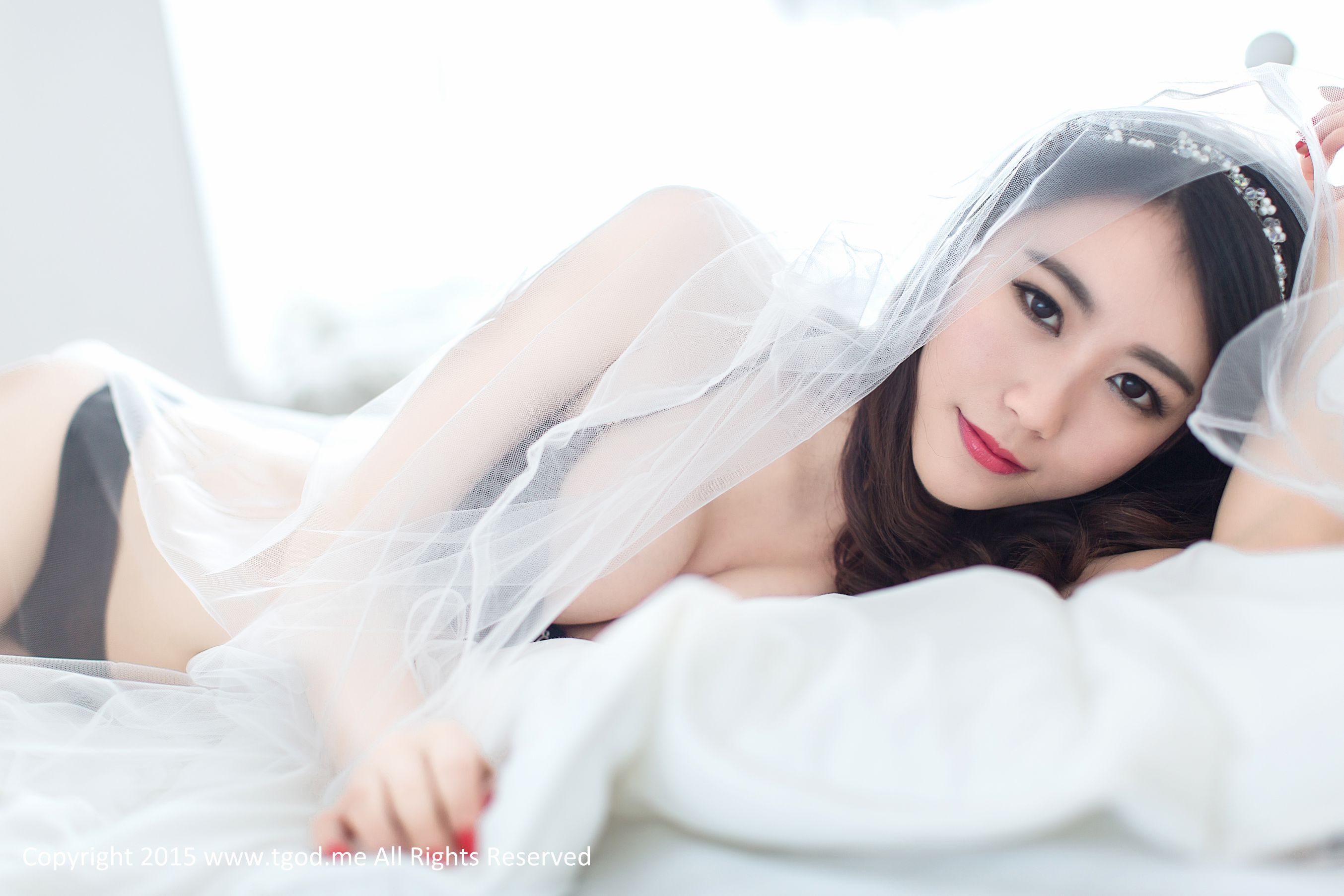 女神邓雪Sweet《蕾丝的诱惑》日系写真集 [TGOD推女神]