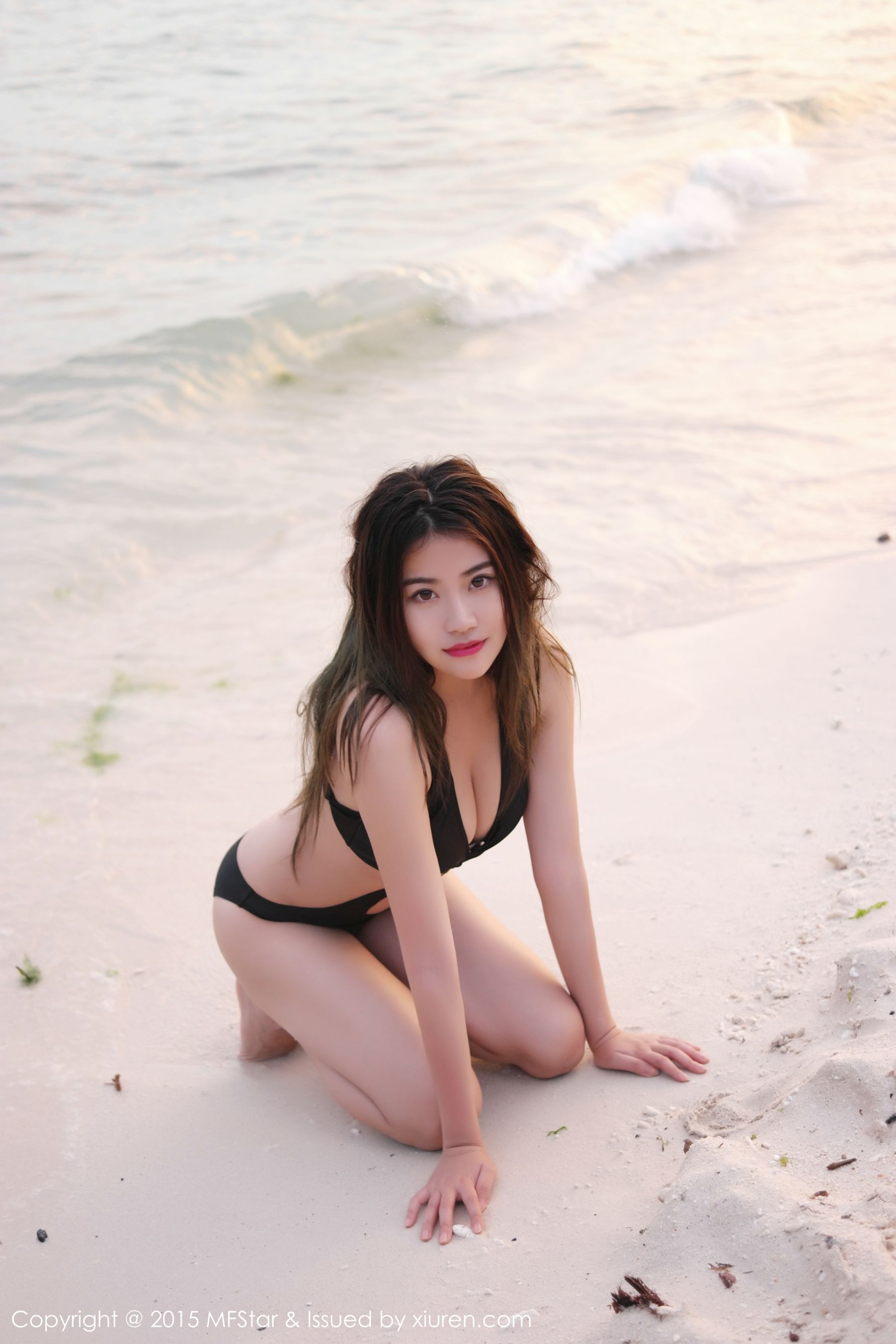 许诺Sabrina《 个人心愿旅拍》海滩比基尼 [模范学院MFStar] Vol.001 写真集38