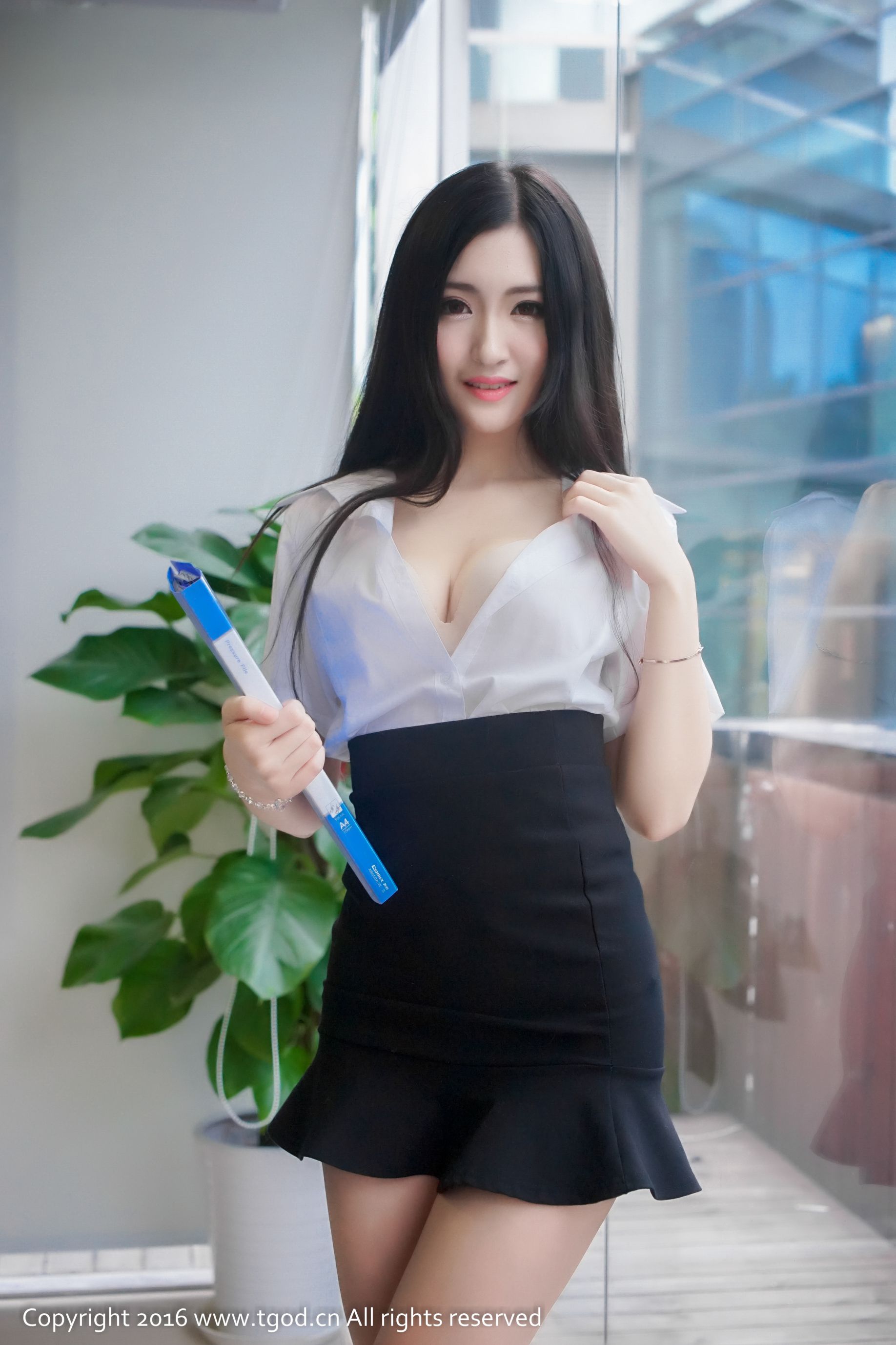 沈梦瑶G-cat《制服诱惑不可挡》 [推女神TGOD] 写真集