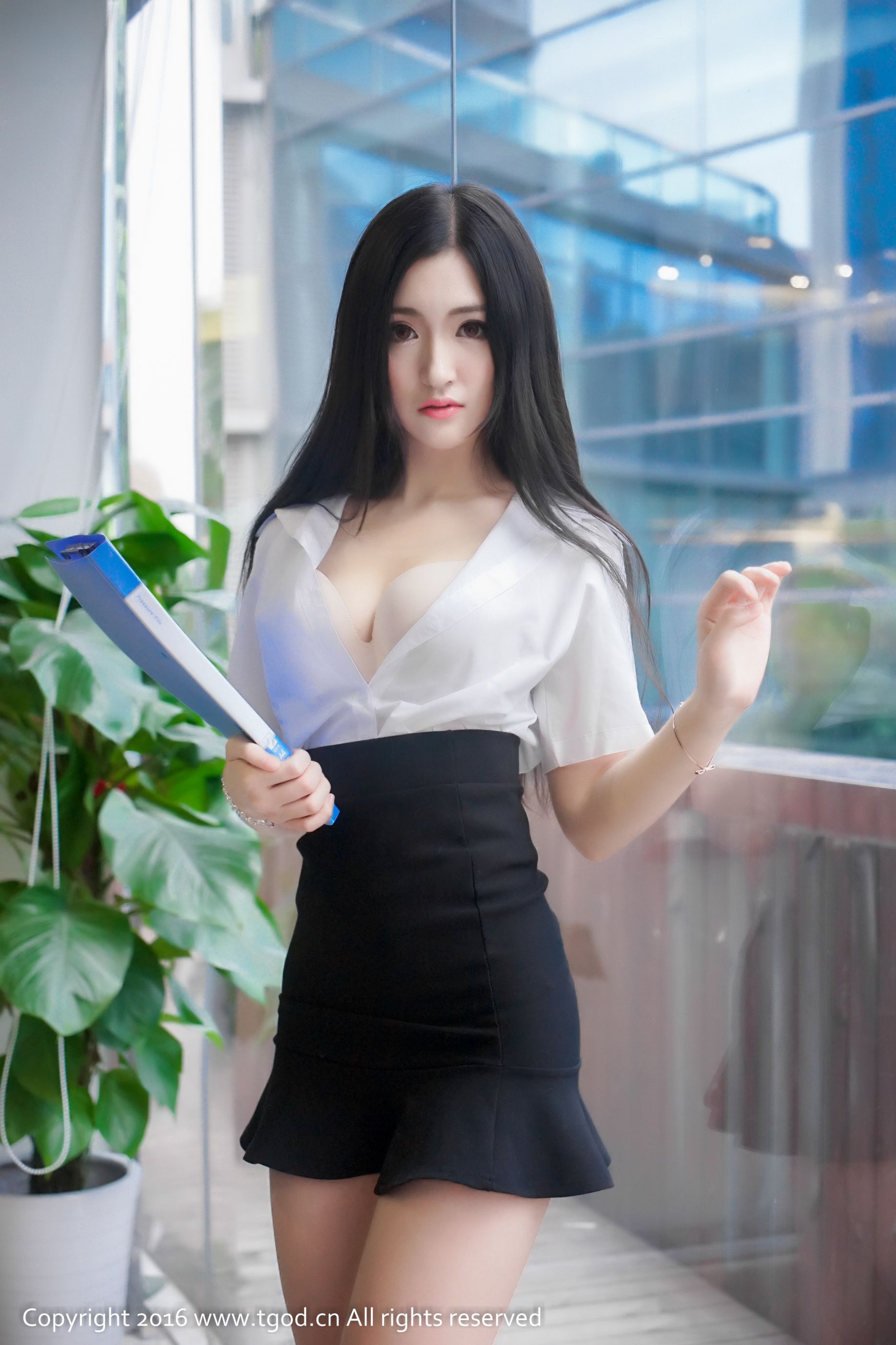 沈梦瑶G-cat《制服诱惑不可挡》 [推女神TGOD] 写真集