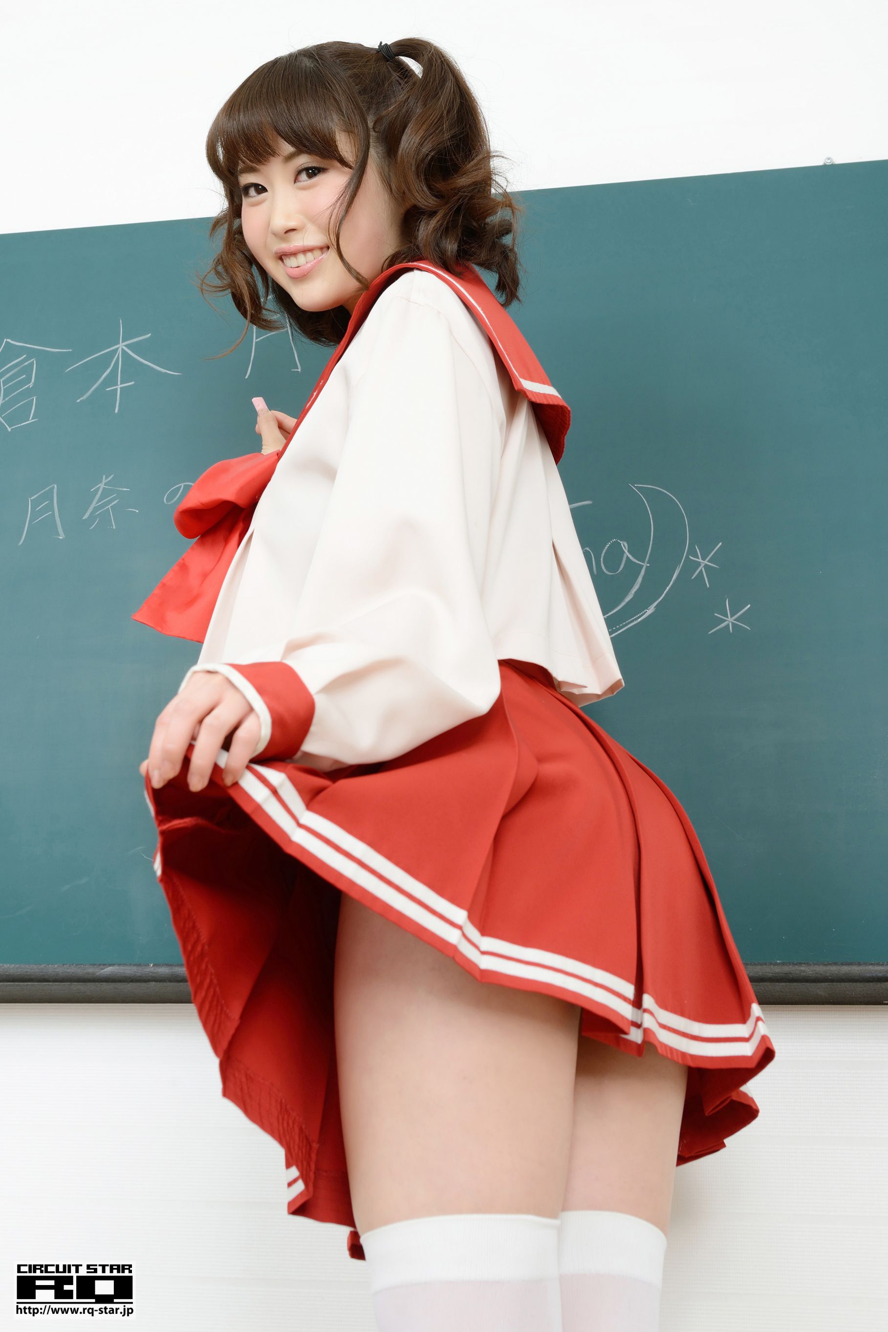 [RQ-STAR] NO.00907 Tsukina Kuramoto 倉本月奈 School Girl 校服系列 写真集10