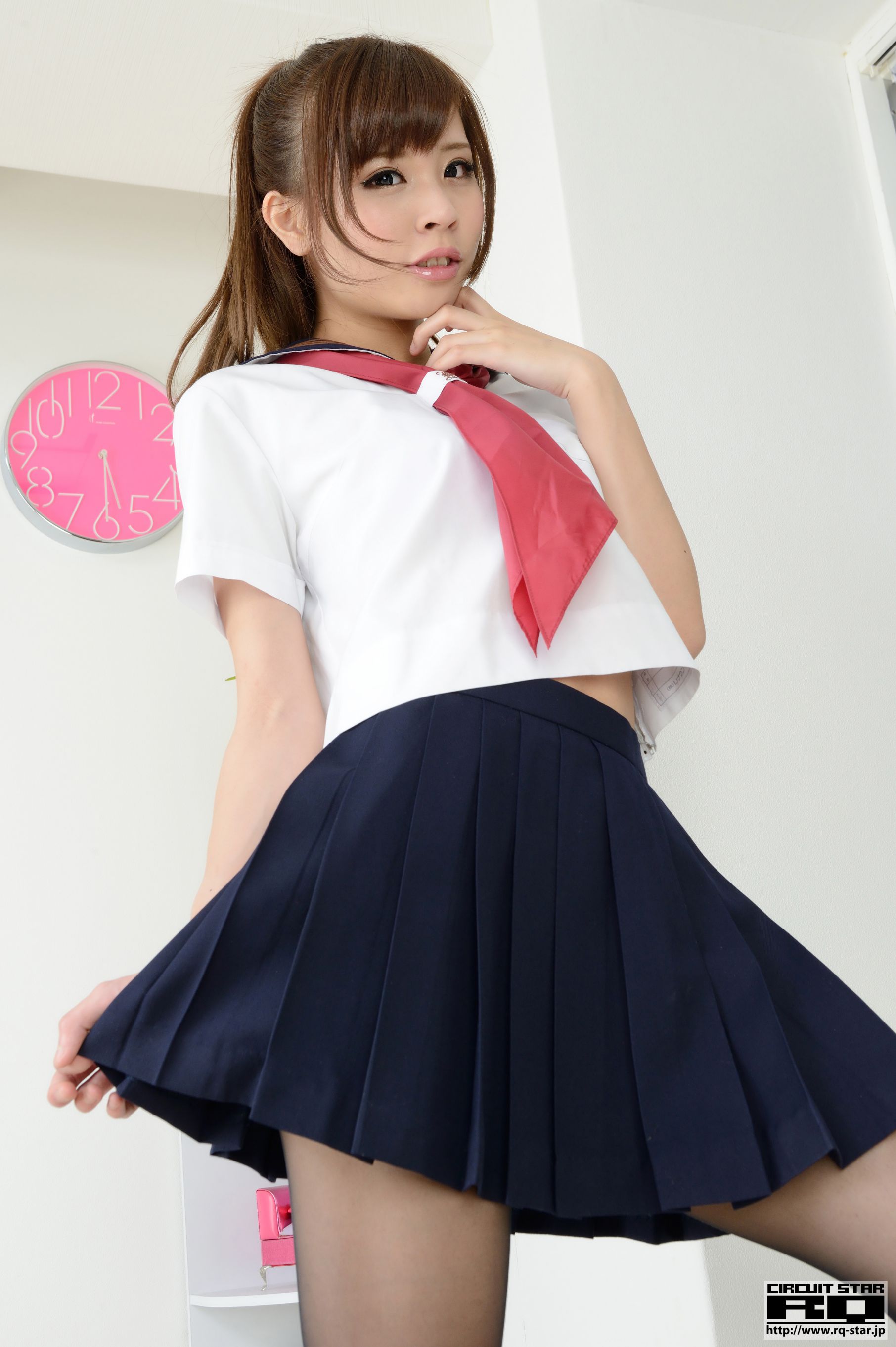 [RQ-STAR] NO.00915 Mayu Hirose 広瀬茉夢 School Girl 校服黑丝 写真集66