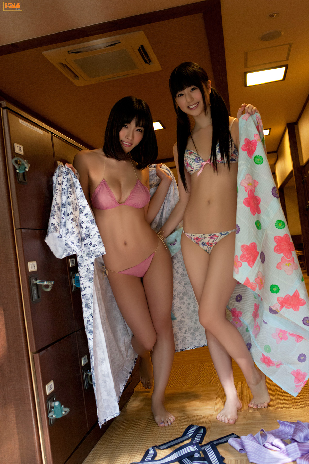 栗田恵美×今野杏南《温泉游》 写真集 [Bomb.TV] 2012年12月号