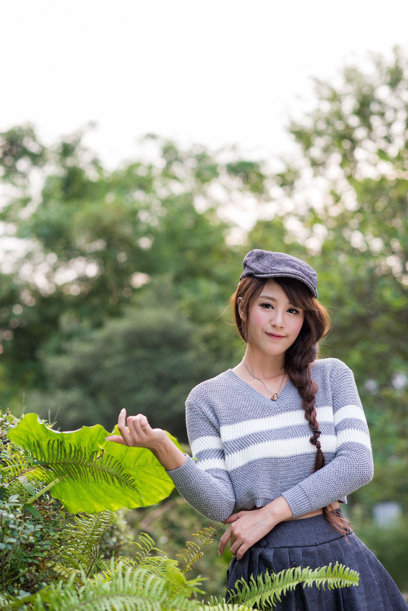 台湾女神夏晴/腿模MISO《秋之风》写真集8