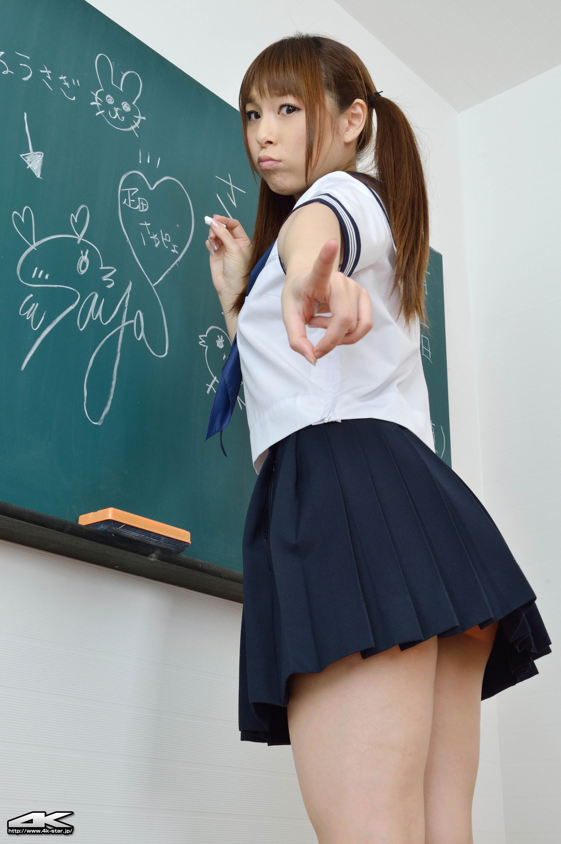 [4K-STAR] NO.00134 疋田紗也 School Girl 教室学生装 写真集7