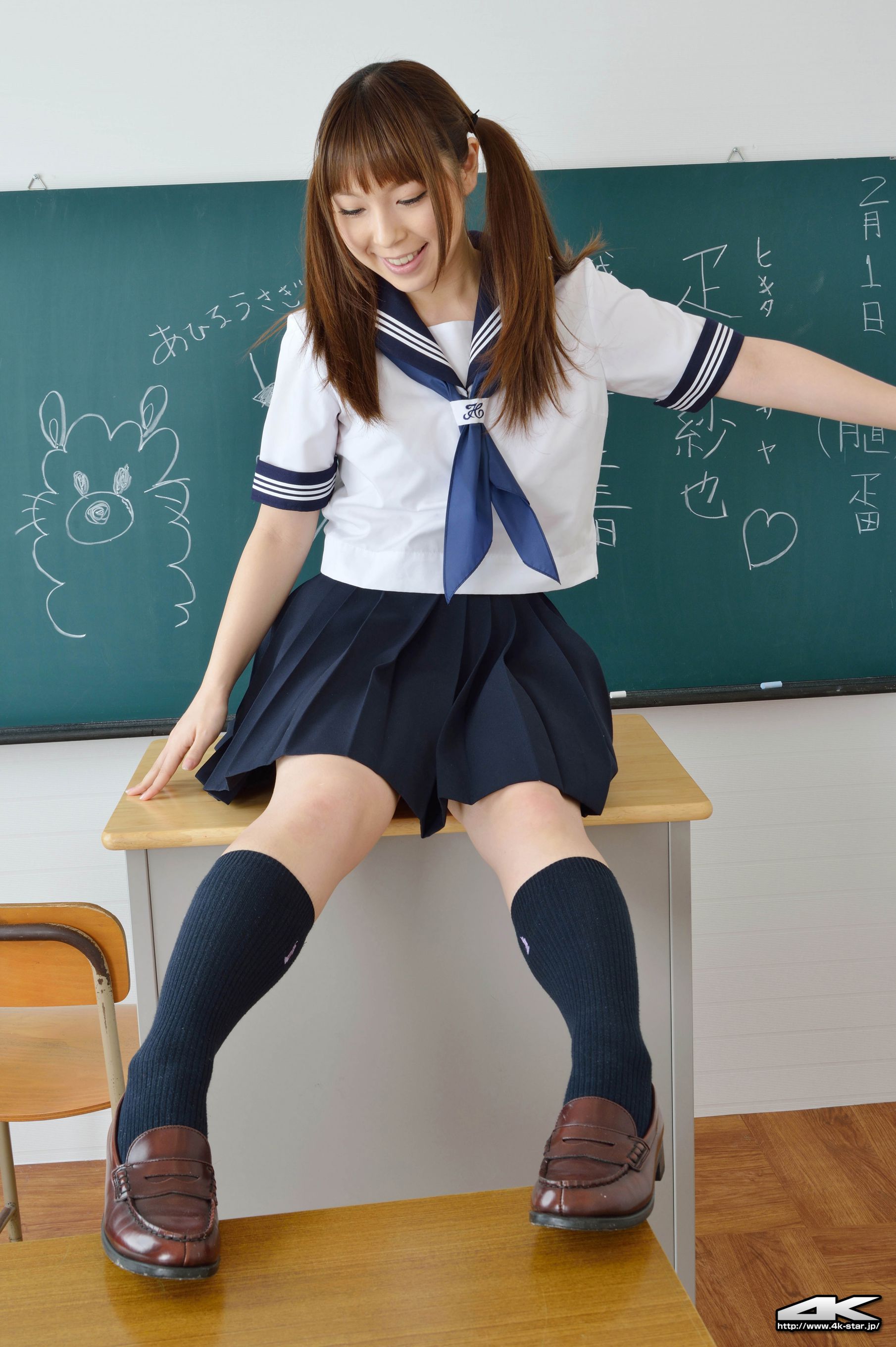 [4K-STAR] NO.00134 疋田紗也 School Girl 教室学生装 写真集12