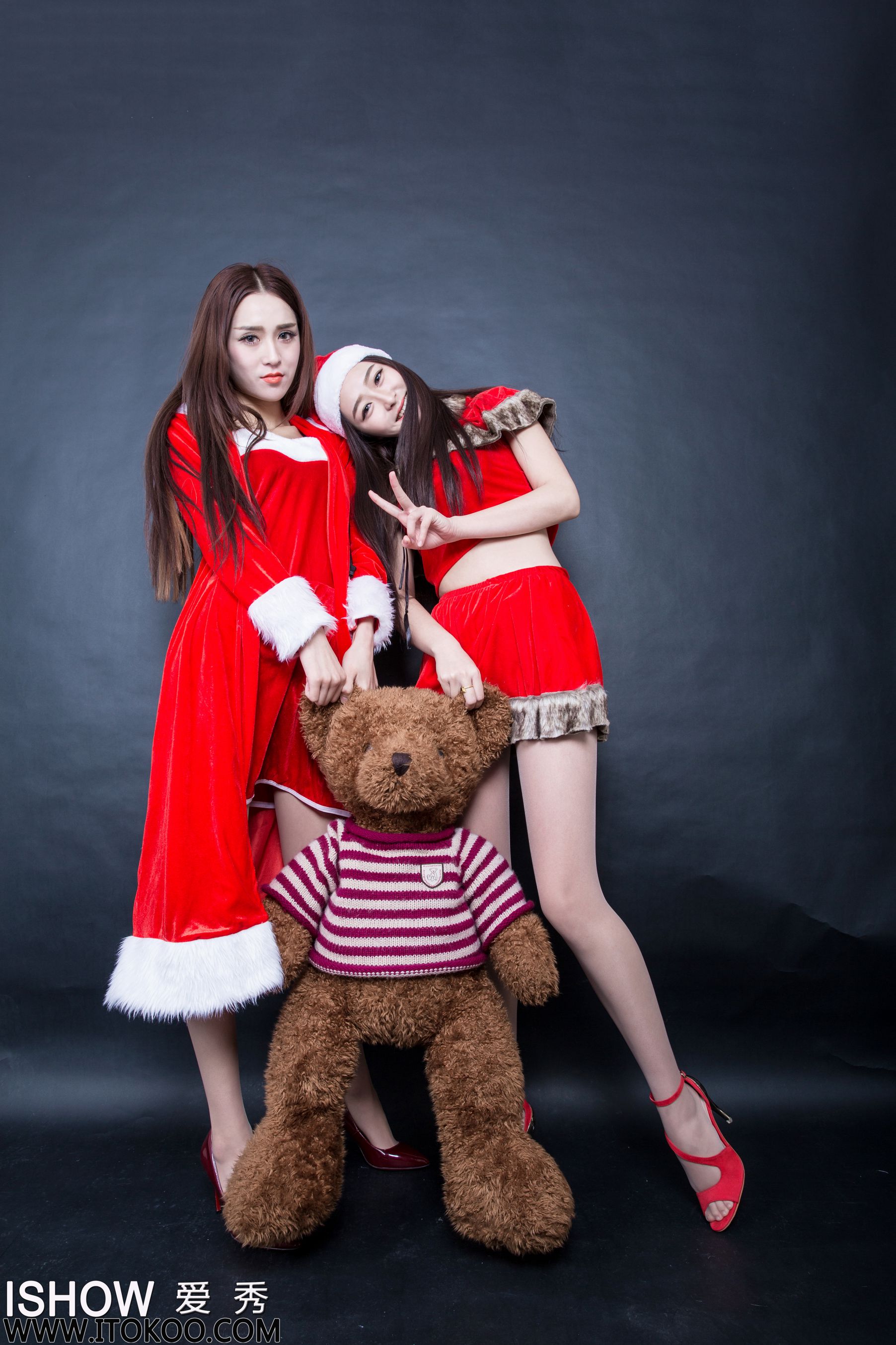 小汝Ruby、小煜CC Merry《Christmas》 [ISHOW爱秀] NO.023 写真集9