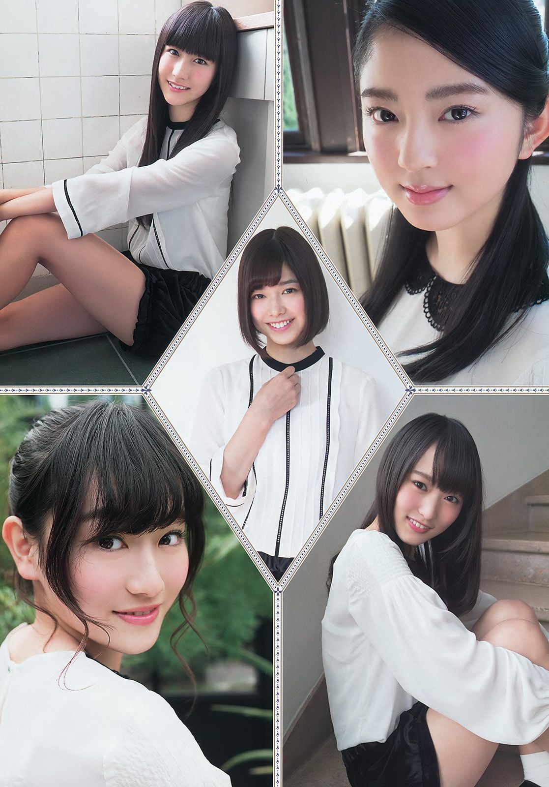 欅坂46 渡辺梨加 平手友梨奈 今泉佑唯 小林由依 [Young Animal] 2016年No.06 写真杂志