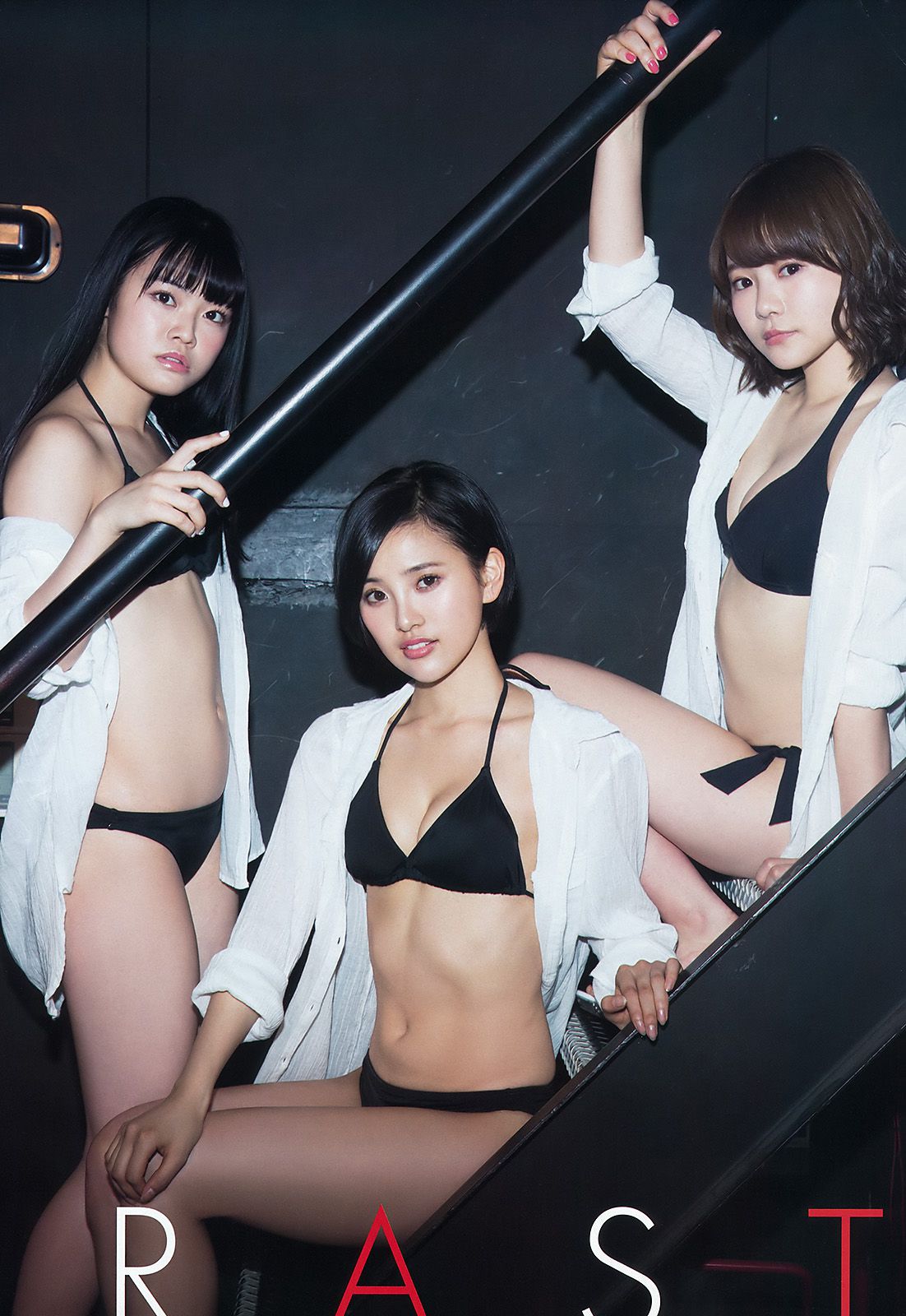 HKT48 森保まどか 兒玉遥 本村碧唯 松岡菜摘 穴井千尋 [Young Animal] 2016年No.09 写真杂志