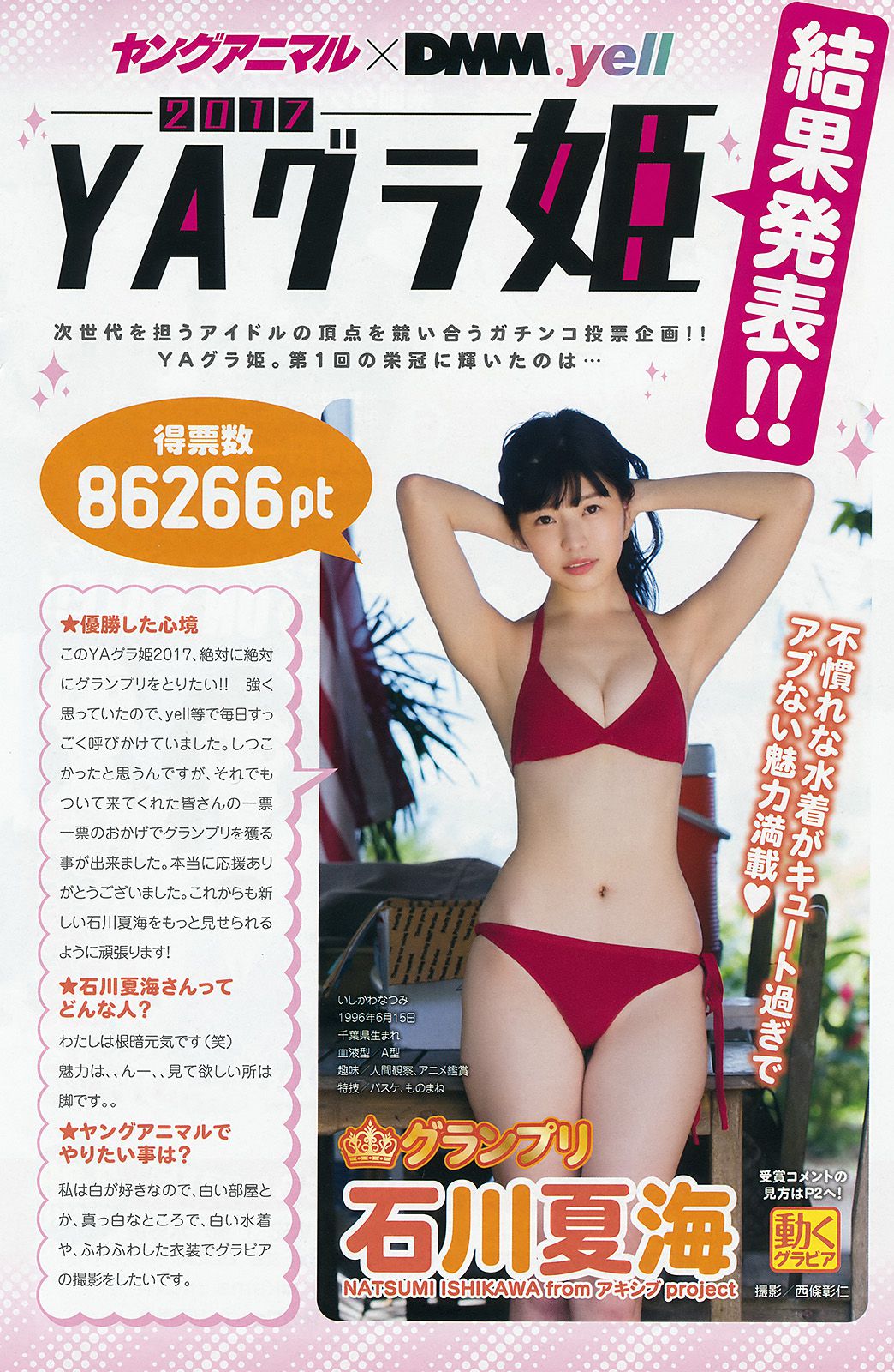 宮脇咲良 兒玉遥 井上由莉耶 駒田京伽 [Young Animal] 2017年No.03 写真杂志