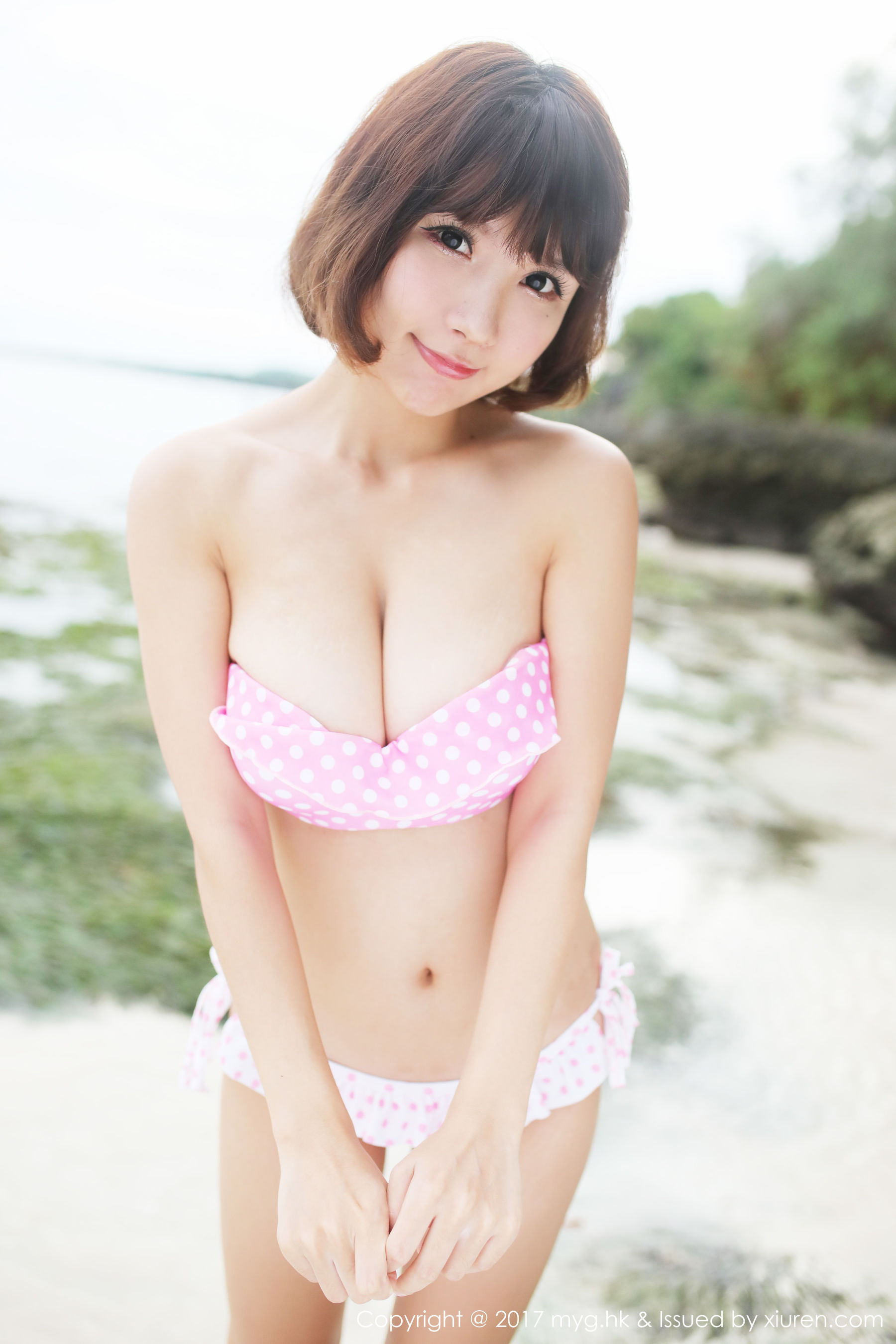 晓茜sunny《海边波点式比基尼系列》 [美媛馆MyGirl] Vol.267 写真集